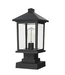 Z-Lite Portland Black 1 Light Outdoor Column Light at Menards®