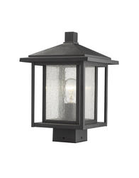 Z-Lite Aspen Black 1 Light Outdoor Post Mount Fixture at Menards®