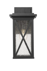 Z-Lite Brookside Black 1 Light Outdoor Wall Sconce at Menards®