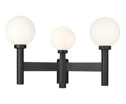 Z-Lite Laurent Black 3 Light Outdoor Post Light at Menards®