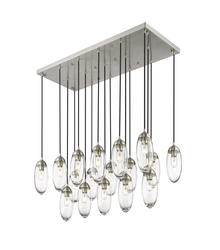 Z-Lite Arden Brushed Nickel 17-Light Linear Chandelier at Menards®