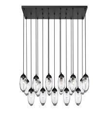 Z-Lite Arden Matte Black 17-Light Linear Chandelier at Menards®