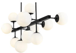 Z-Lite Midnetic Matte Black 11 Light Chandelier at Menards®