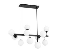 Z-Lite Midnetic Matte Black 11 Light Chandelier at Menards®
