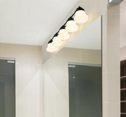 Z-Lite Vaughn Matte Black 5 Light Vanity Light at Menards®