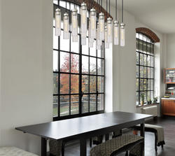 Z-Lite Beau Brushed Nickel 17-Light Linear Chandelier at Menards®