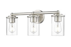 Z-Lite Thayer Brushed Nickel 3-Light Vanity Light at Menards®