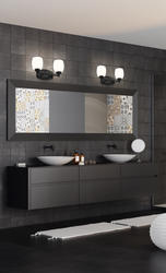 Z-Lite Kendrick Matte Black 2-Light Vanity Light at Menards®