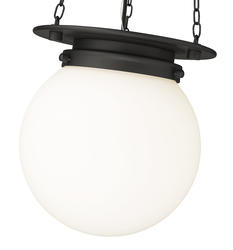 Z-Lite Calhoun 1-Light Matte Black Indoor Pendant at Menards®