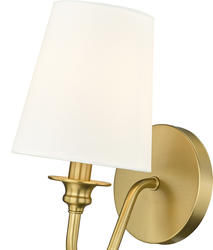 Z-Lite Gianna 1-Light Modern Gold Indoor Wall Light at Menards®