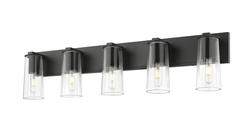 Z-Lite Titus Matte Black 5-Light Vanity Light at Menards®