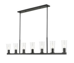 Z-Lite Titus Matte Black 7-Light Island Light at Menards®