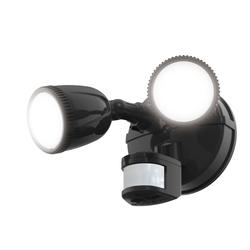 Patriot Lighting® Black LED Dual Head Motion Sensor Outdoor