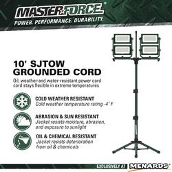 Masterforce® 40000 Lumen LED Tripod Work Light at Menards®