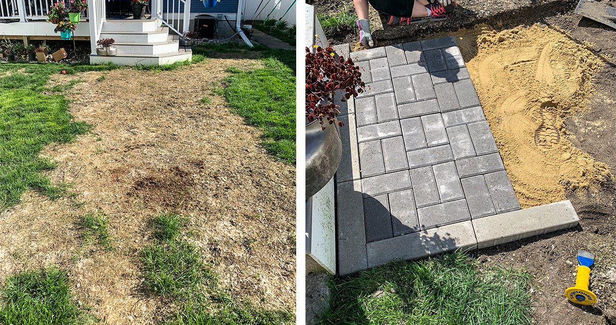 Backyard Pathway - Project by Lisa at Menards®