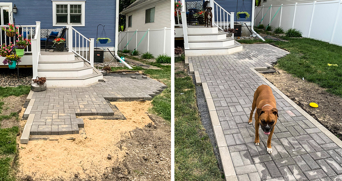 Backyard Pathway - Project by Lisa at Menards®