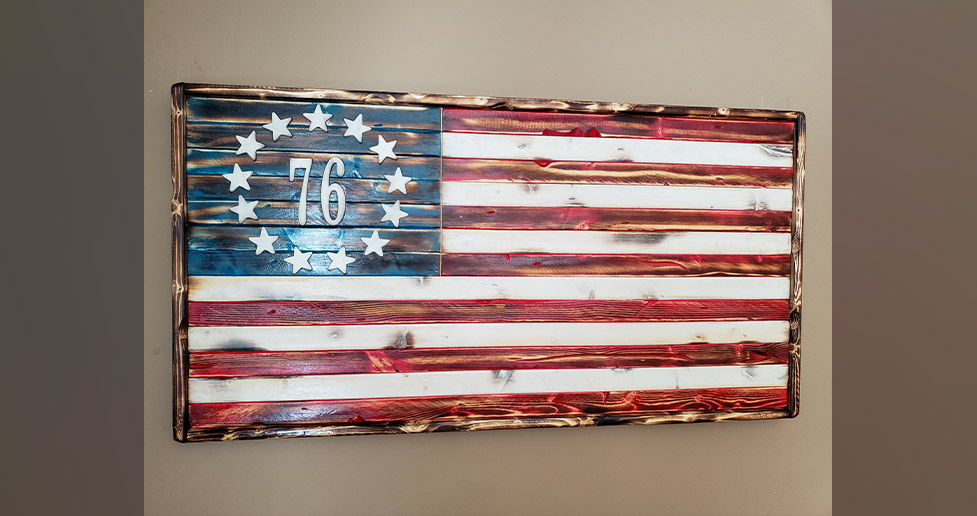 American Flags & Coffee Tables Project by Jason at Menards®