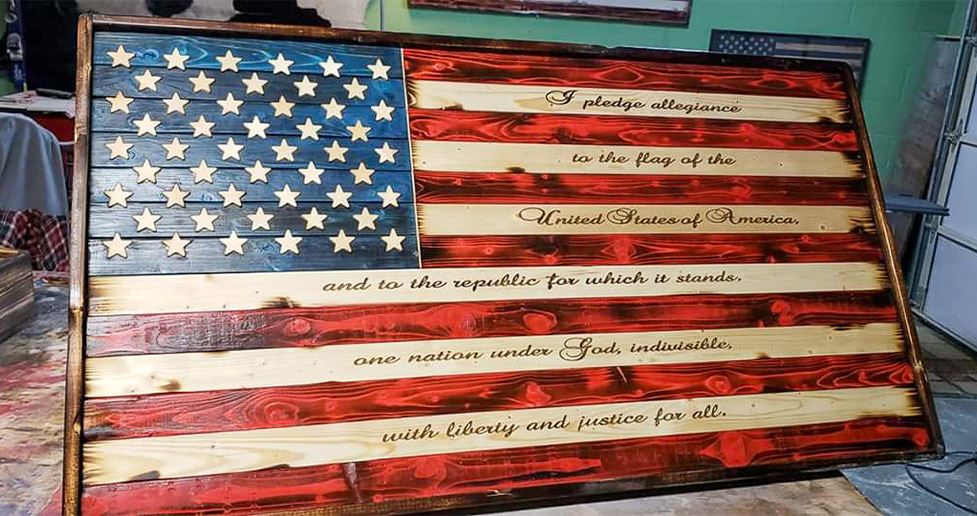 American Flags & Coffee Tables Project by Jason at Menards®