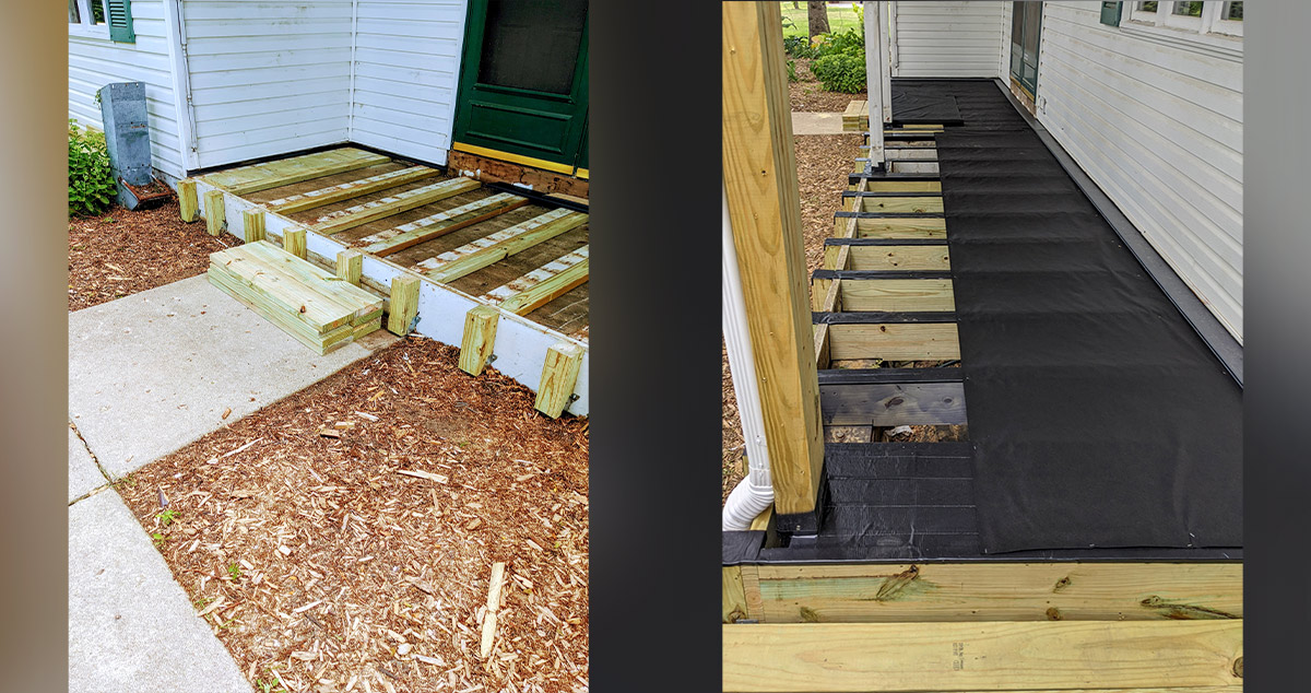UltraDeck® Front Porch Project by Josh at Menards®