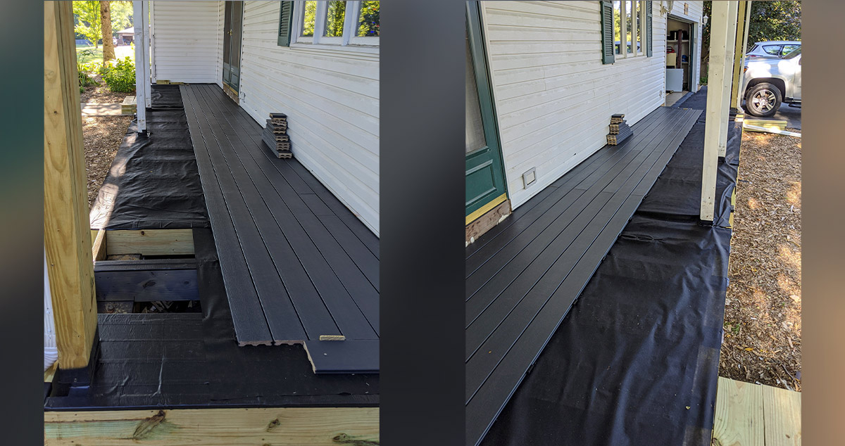 UltraDeck® Front Porch Project by Josh at Menards®
