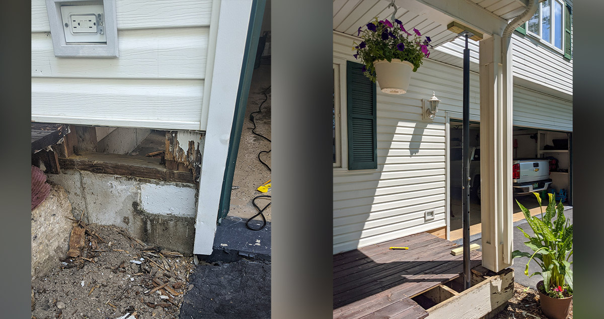 UltraDeck® Front Porch Project by Josh at Menards®