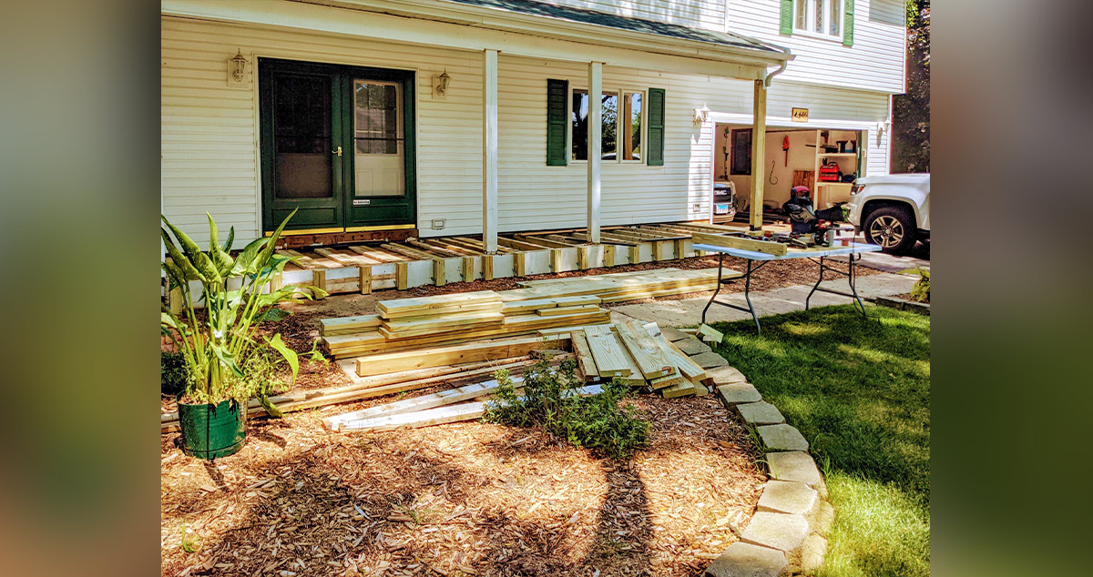 UltraDeck® Front Porch Project by Josh at Menards®