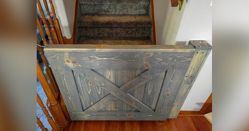 Barn DoorStyle Baby Gate Project by Govind at Menards®