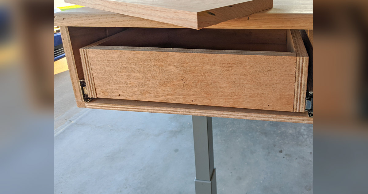 DIY Desk Top with Lift Desk System Project by Maximillion at Menards®