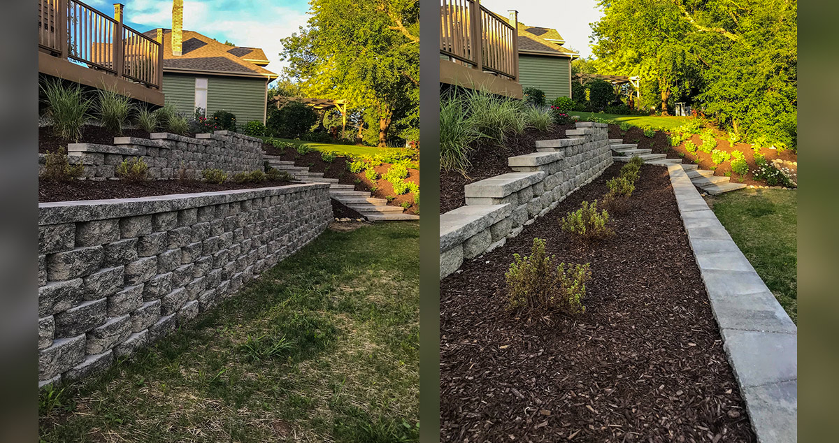 Retaining Walls for Days Project by Travis at Menards®