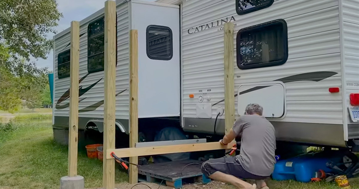 Outdoor RV Shower - Project by Soren at Menards®