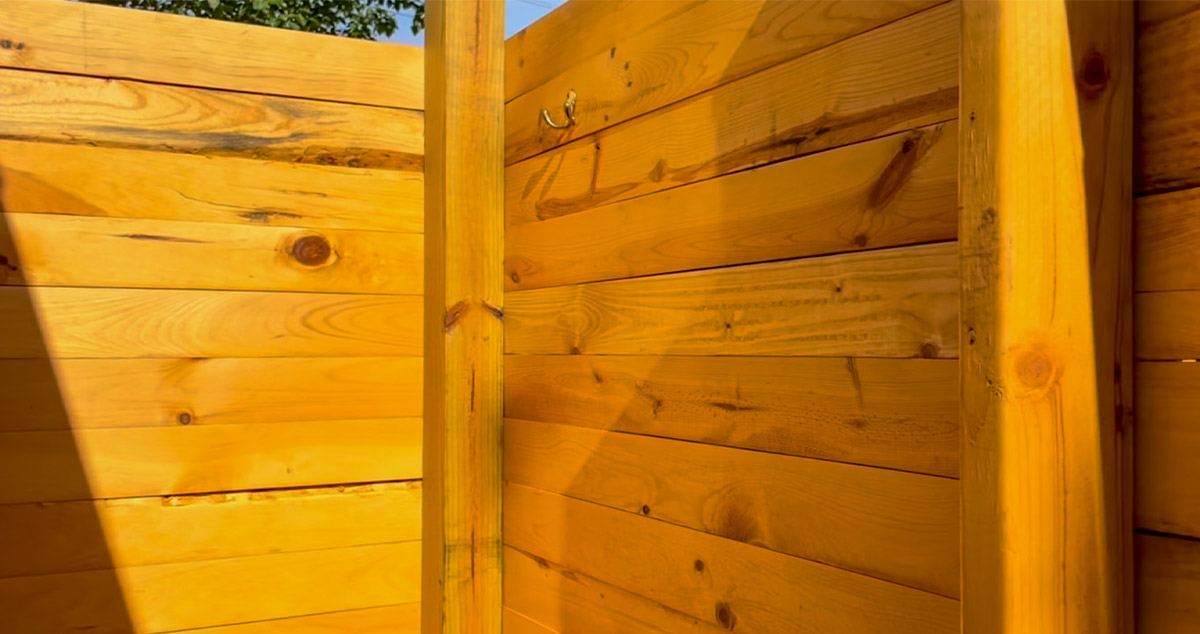 Outdoor RV Shower Project by Soren at Menards®