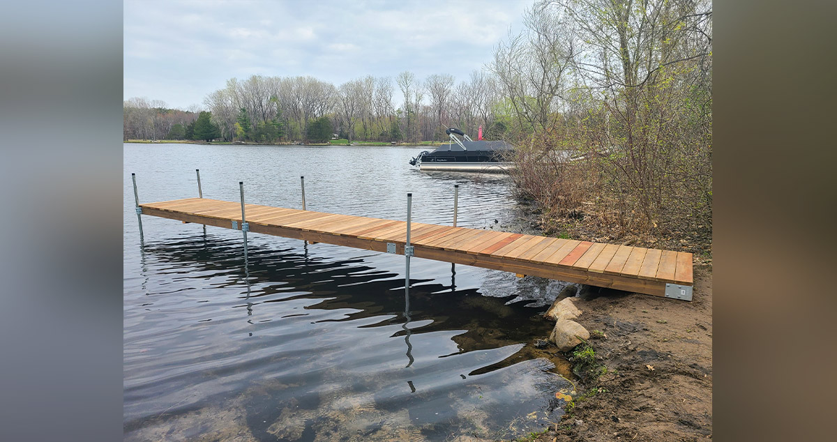 CedarTone Dock Project by Heather at Menards®