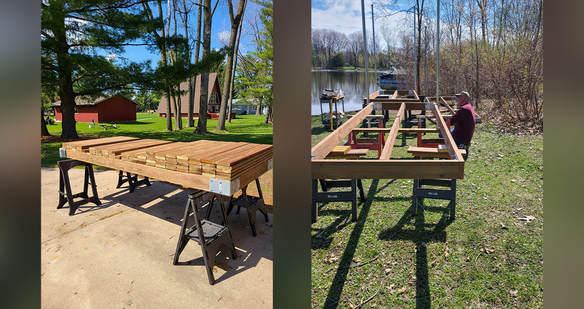 CedarTone Dock Project by Heather at Menards®