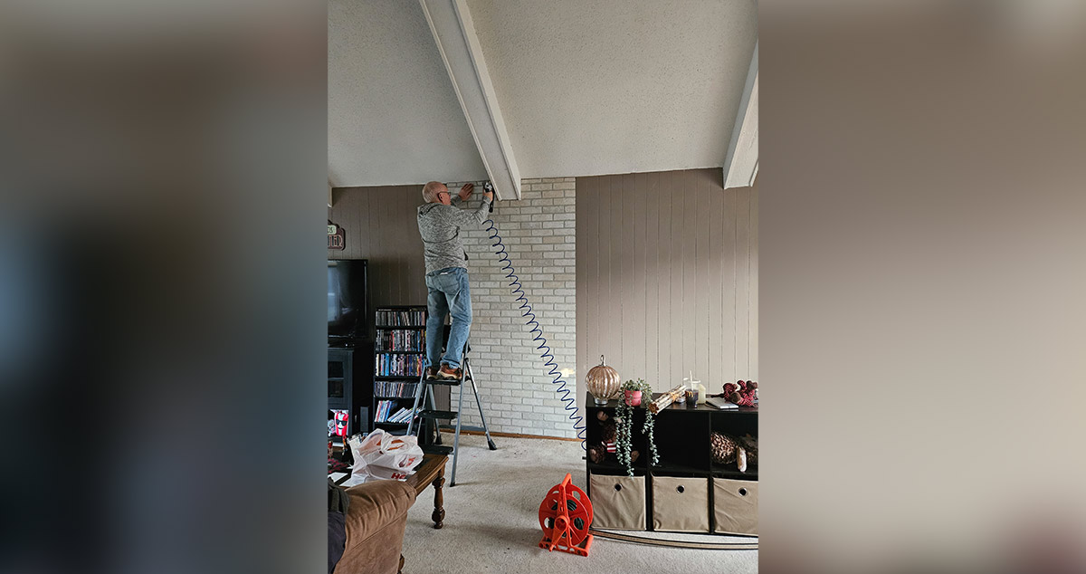 Brick Wall Fireplace Project by Jennifer at Menards®