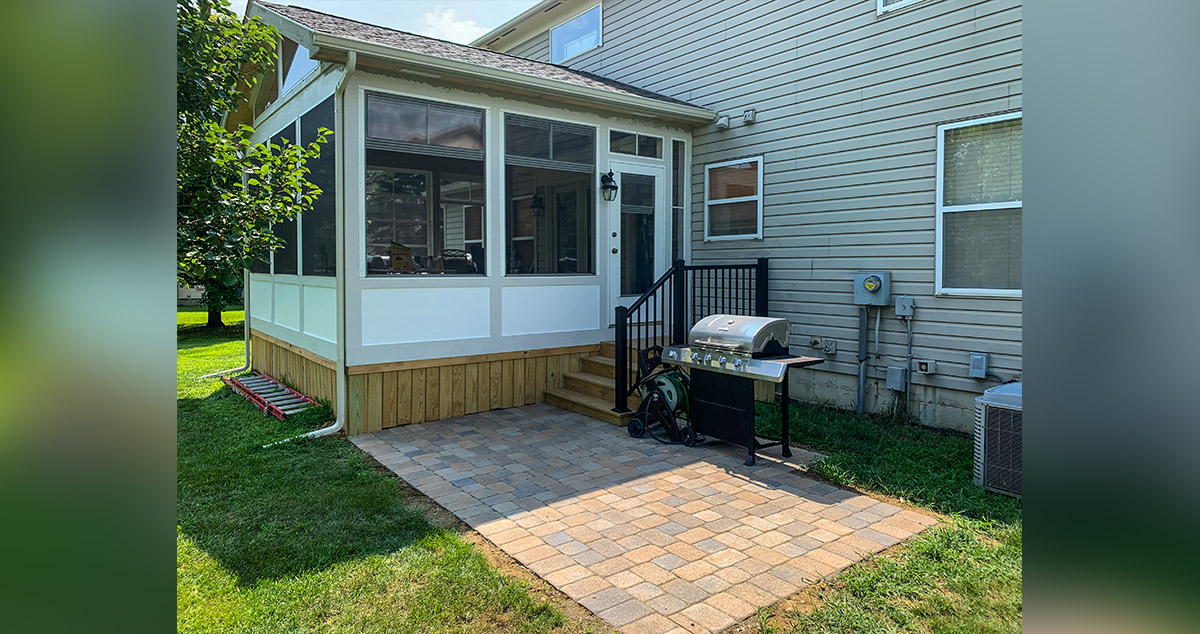 New ScreenedIn Porch Project by David at Menards®