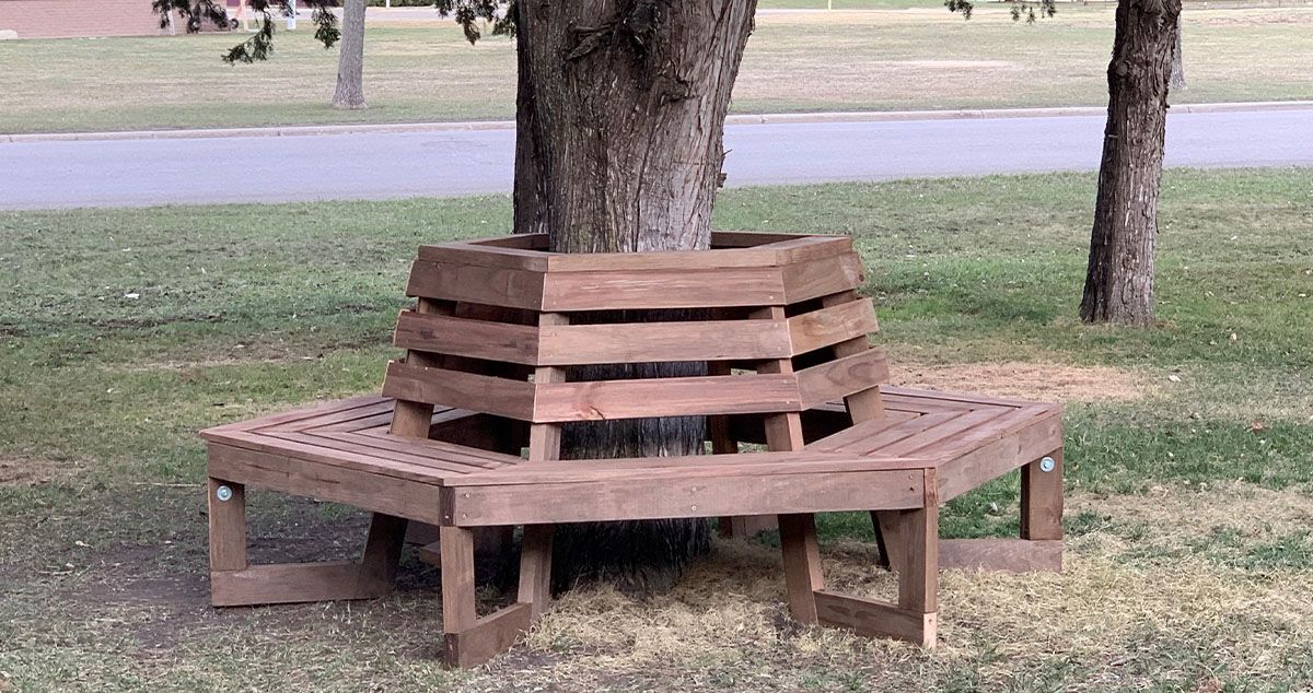 Bench Tree Ring - Project by Shawn at Menards®