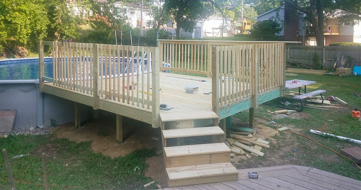 Pool Deck Project by Scott at Menards®