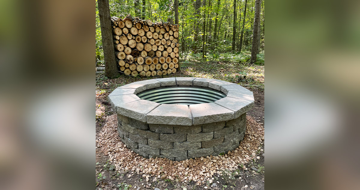 Extra-Large Fire Pit - Project by Zachery at Menards®