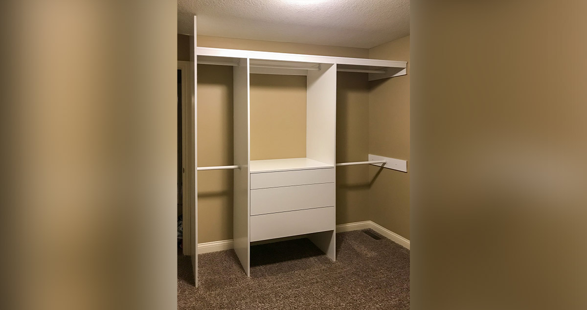 Dakota™ Walk-In Closet - Project by Marius at Menards®