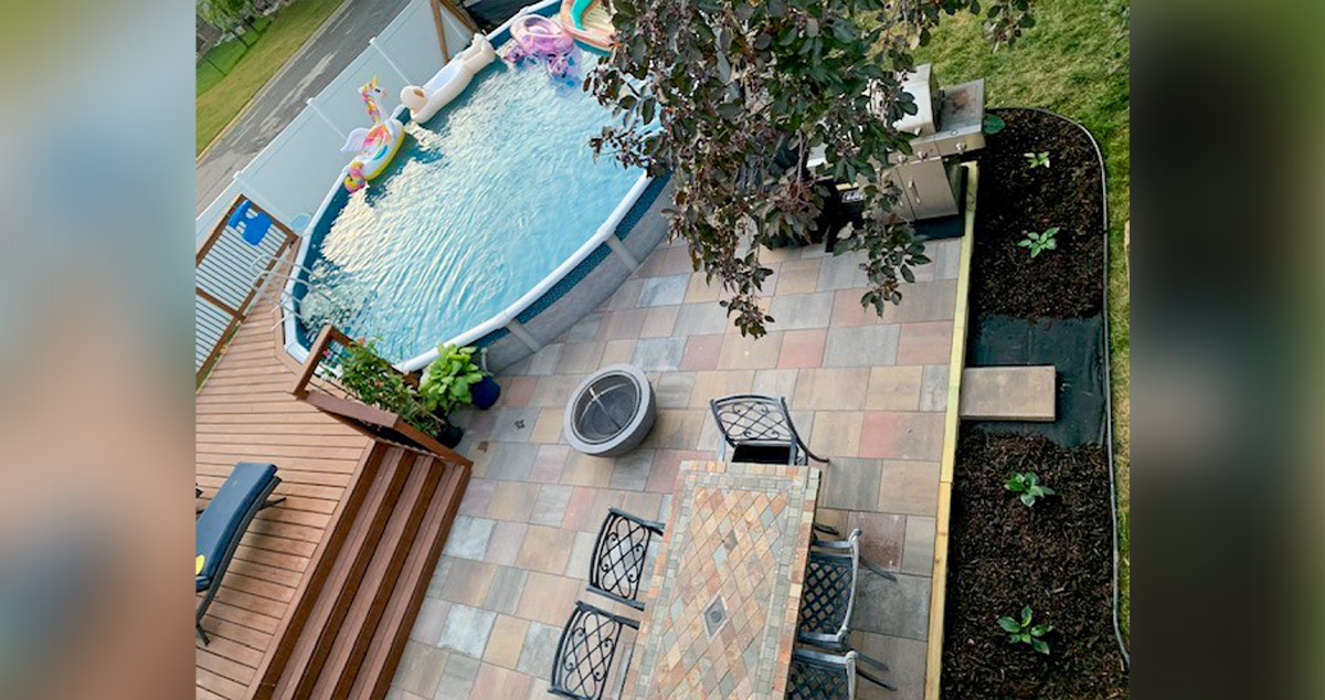 Backyard Pool Patio - Project by Ronald at Menards®
