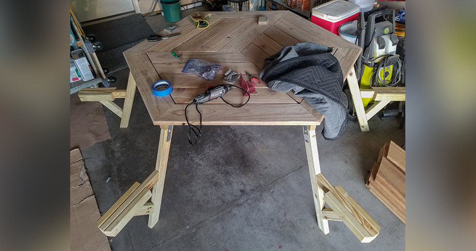 Picnic Table Project by Nels at Menards®