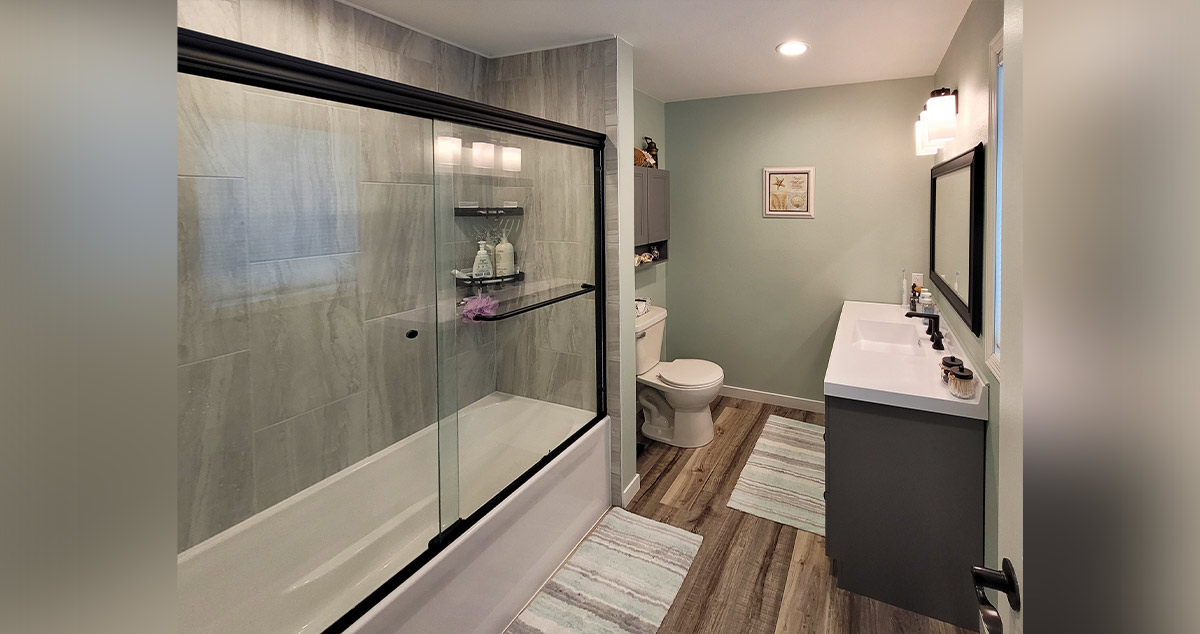 Does Menards Do Bathroom Remodeling Beachy Bathroom Remodel - Project by Scott at Menards®