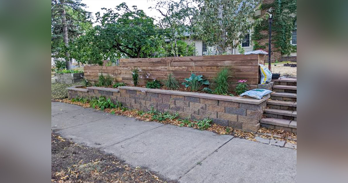 Retaining Wall Planter Boxes Project by Jeremy at Menards®