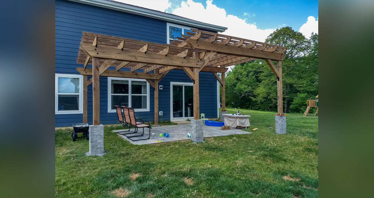 Two-Tier Pergola - Project by Micah at Menards®