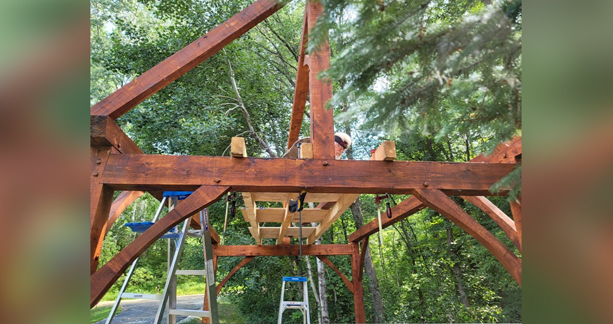 Timber Gazebo - Project by Brian at Menards®