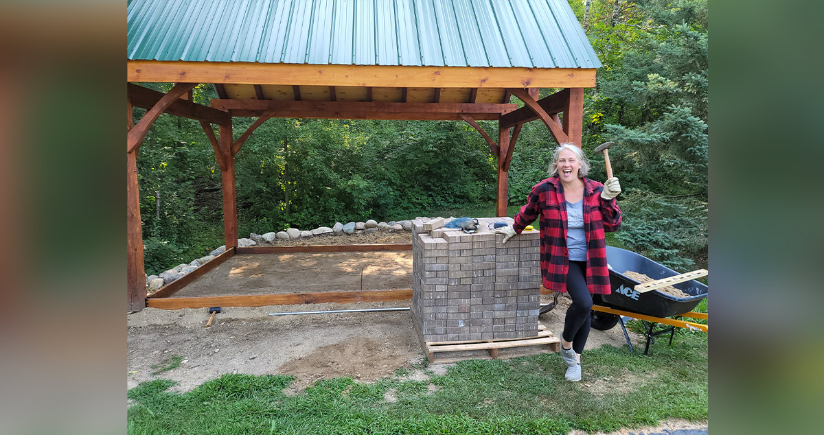 Timber Gazebo - Project by Brian at Menards®