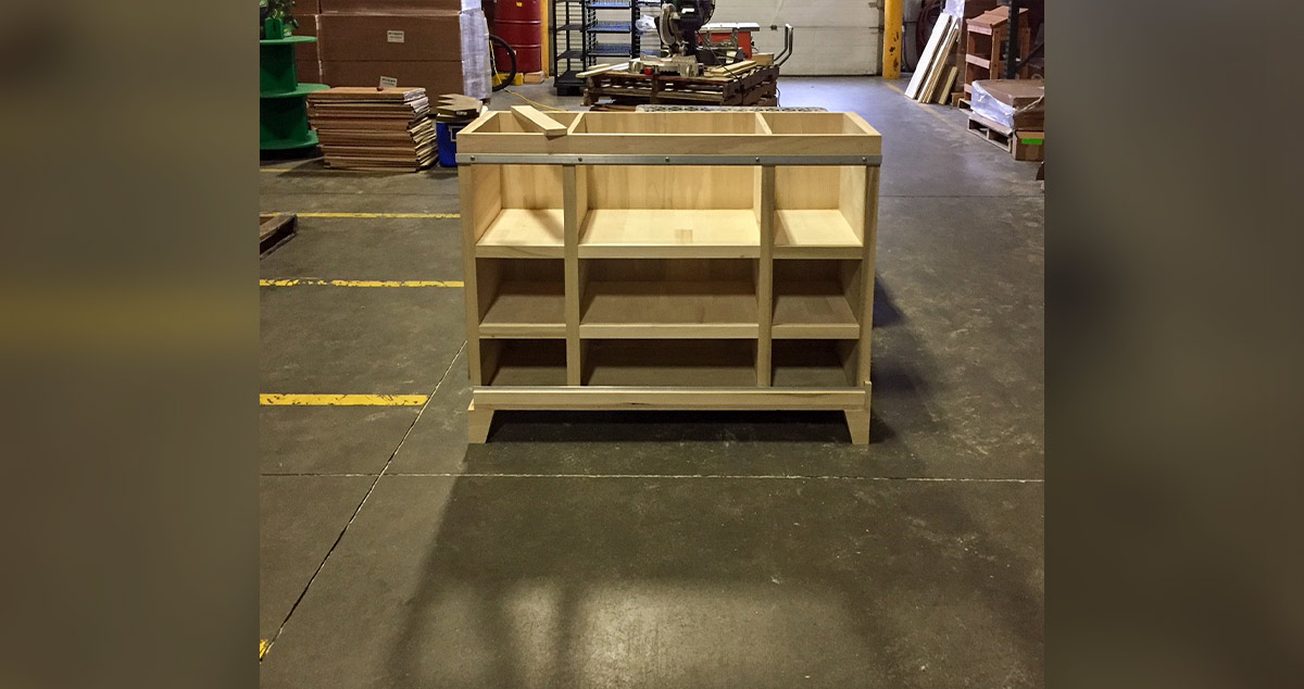 Sliding Door TV Stand Project by Aaron at Menards®