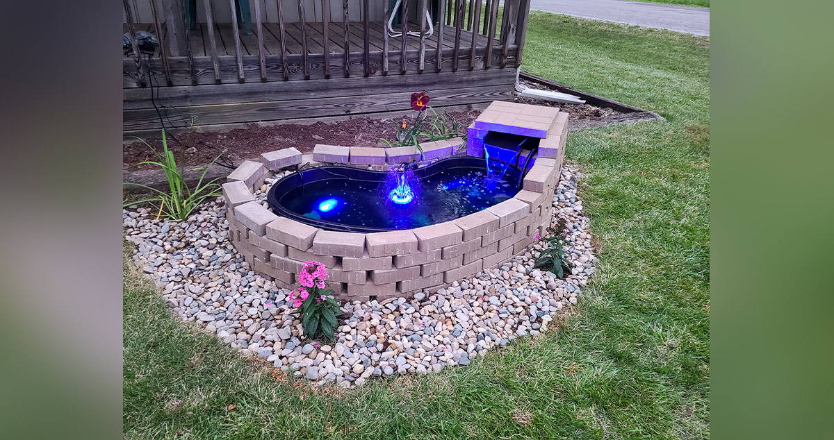 Yard Pond Project by Jason at Menards®