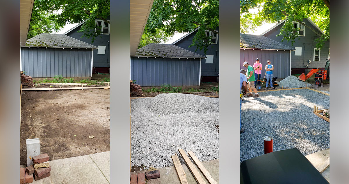 Mud Pit to Patio Project by Jamie at Menards®