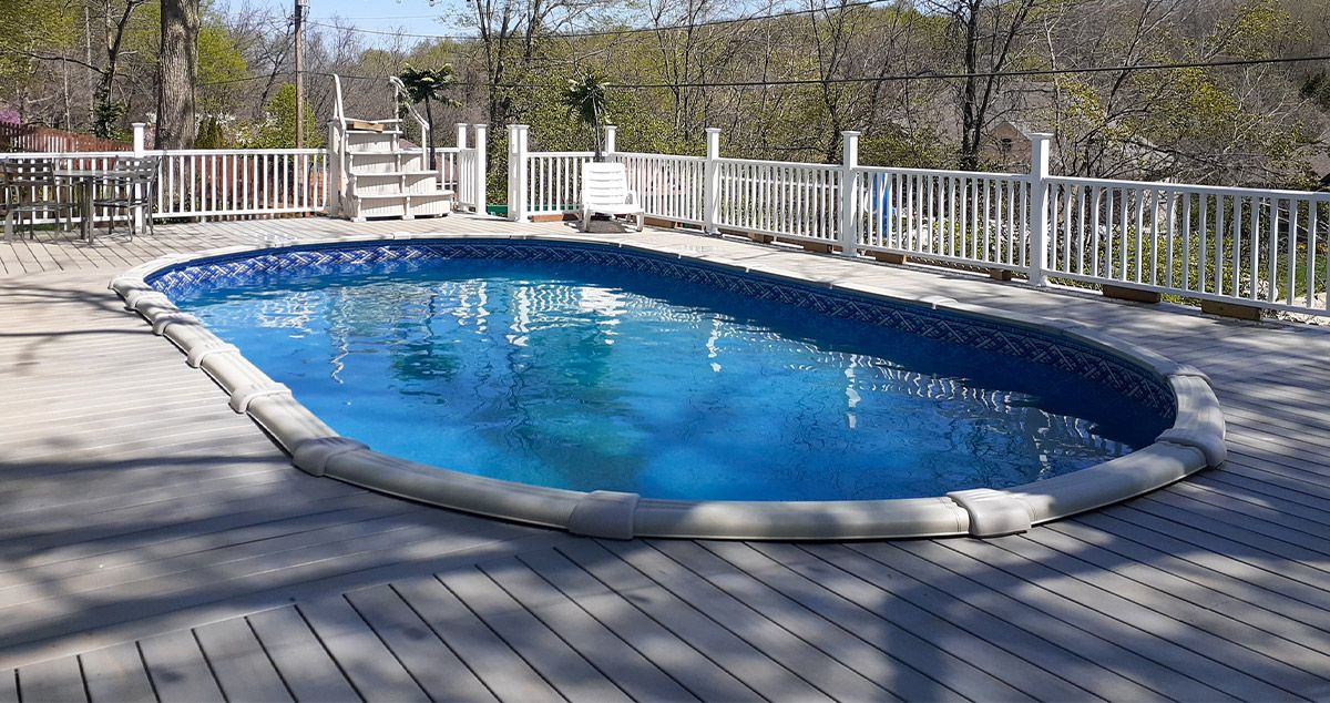 Large Composite Pool Deck - Project by Danny at Menards®